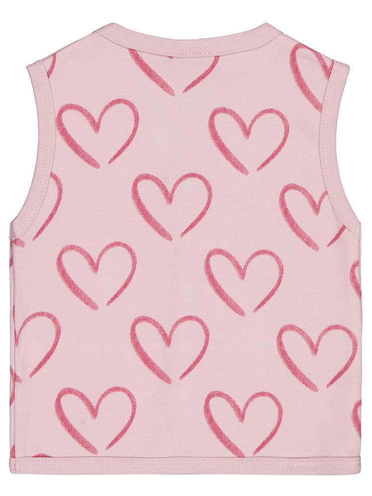 Civil Baby Tramlı Kalp Empirme 6-18 Ay Yelek - Pembe