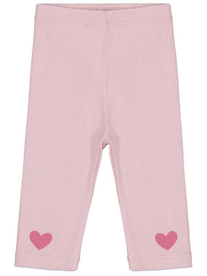 Civil Baby Paça Kalp Baskılı 6-18 Ay Tek Alt Bebe - Pembe