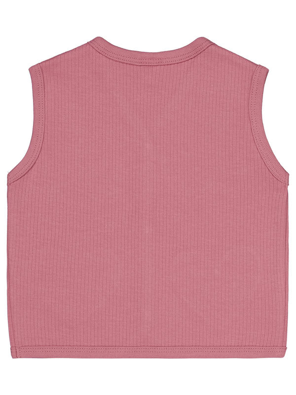 Civil Baby Cep Kalp Nakışlı 6-18 Ay Yelek - Pembe