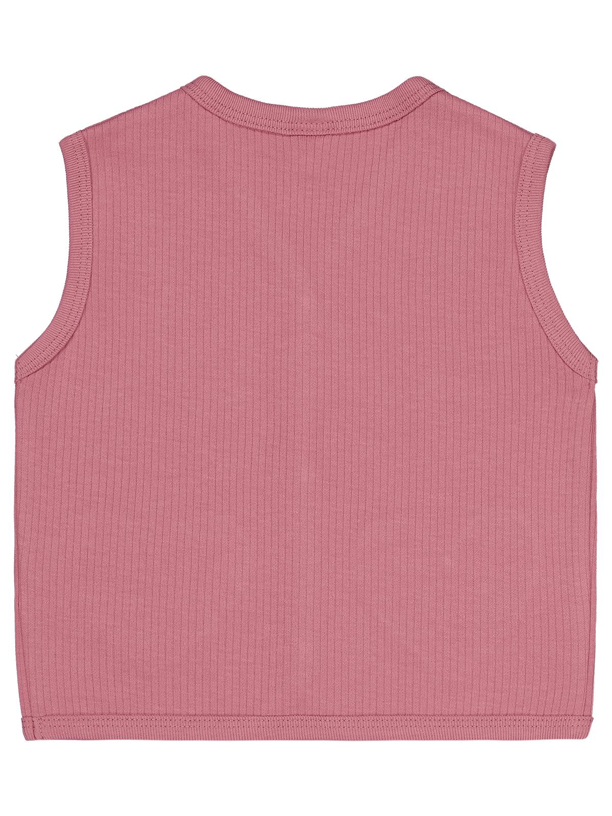 Civil Baby Cep Kalp Nakışlı 6-18 Ay Yelek - Pembe