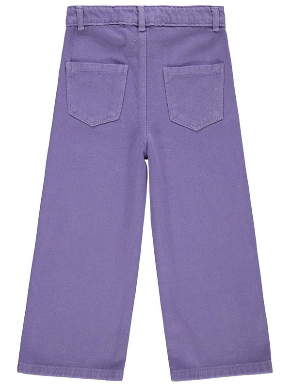 Civil Girls Çiçek Desenli 10-13 Yaş Pantolon - Lila