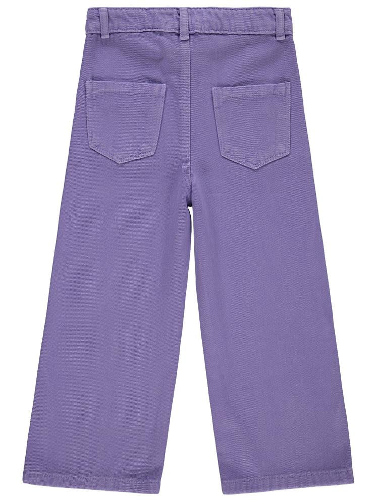 Civil Girls Çiçek Desenli 10-13 Yaş Pantolon - Lila