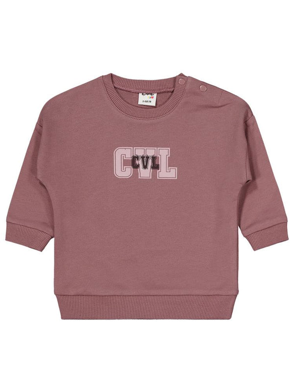 Civil Baby CVL Baskılı 6-18 Ay Takım - Kahve
