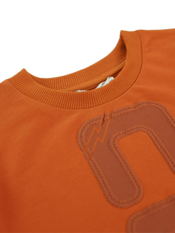 Civil Boys CVL Nakışlı 2-5 Yaş Eşofman Takımı - Turuncu