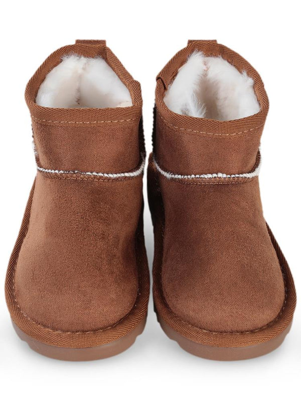 Civil Girls 32-36 Numara Bot ve Çizme - Kahverengi