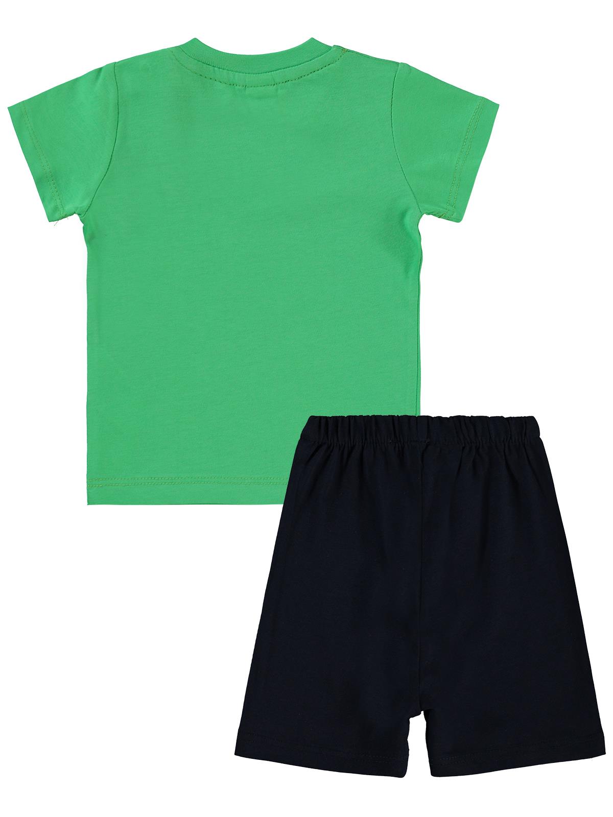 Civil Baby Karavan Baskılı 6-18 Ay Takım - Yeşil