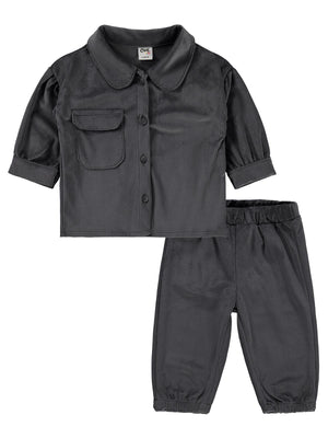 Civil Baby Cepli 6-18 Ay Takım - Gri
