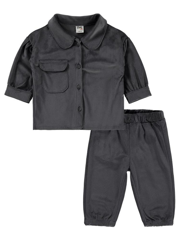 Civil Baby Cepli 6-18 Ay Takım - Gri