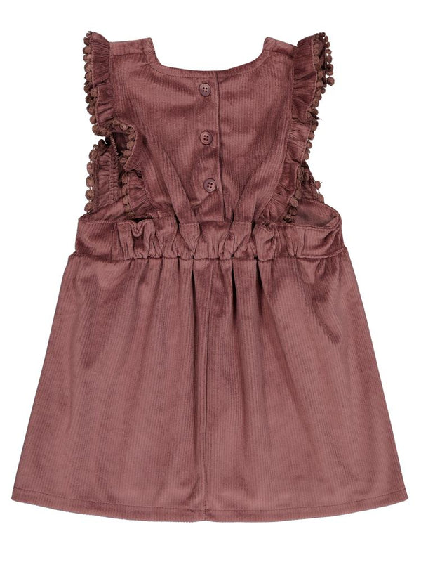 Civil Baby Kol Fırfırlı 6-18 Ay Elbise - Kahve