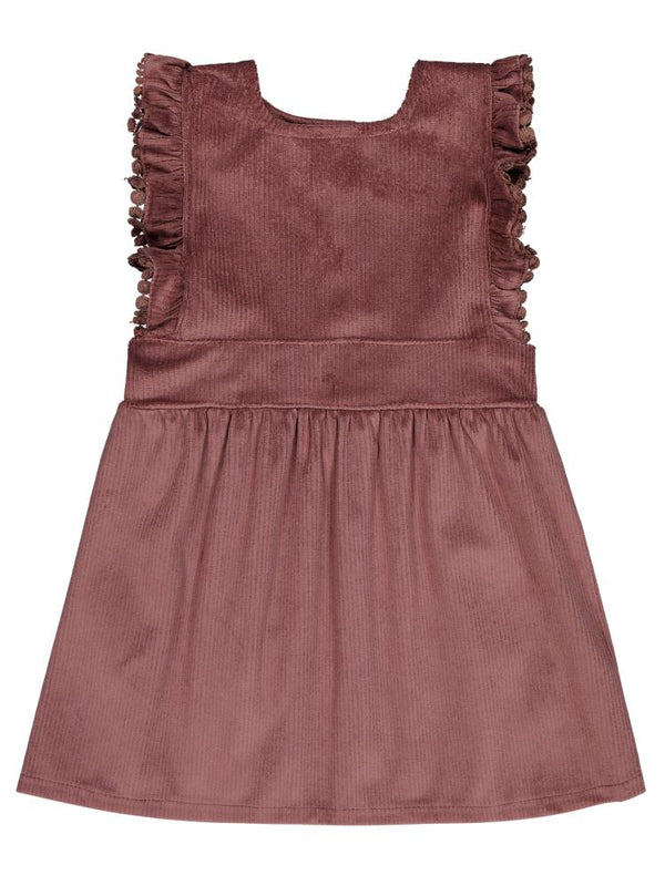 Civil Baby Kol Fırfırlı 6-18 Ay Elbise - Kahve