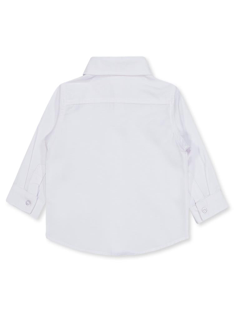 Civil Baby Dinozor Nakışlı 6-18 Ay Gömlek - Beyaz