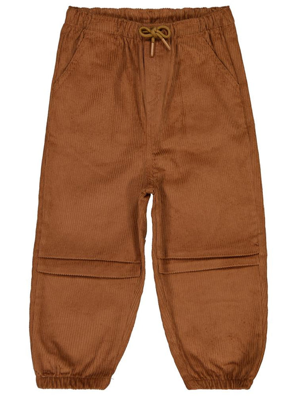 Civil Boys Bağcıklı Joger Kadife 2-5 Yaş Pantolon - Kahve