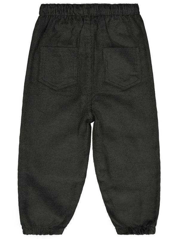 Civil Boys Bağcıklı Joger Kadife 2-5 Yaş Pantolon - Haki