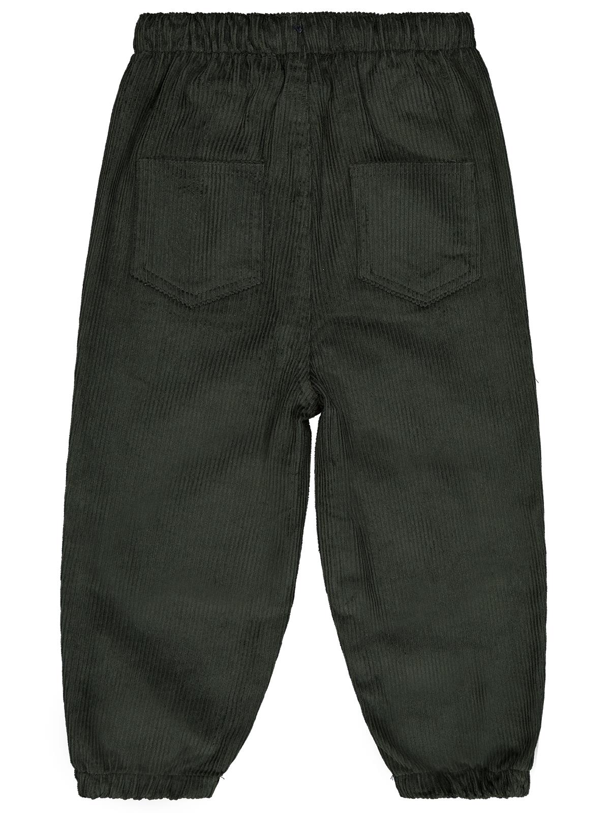 Civil Boys Bağcıklı Joger Kadife 2-5 Yaş Pantolon - Haki