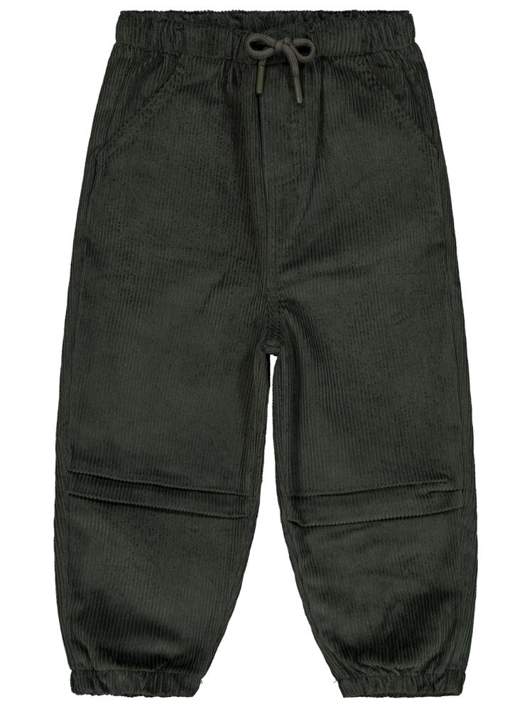 Civil Boys Bağcıklı Joger Kadife 2-5 Yaş Pantolon - Haki