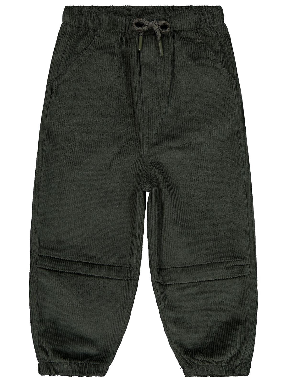 Civil Boys Bağcıklı Joger Kadife 2-5 Yaş Pantolon - Haki