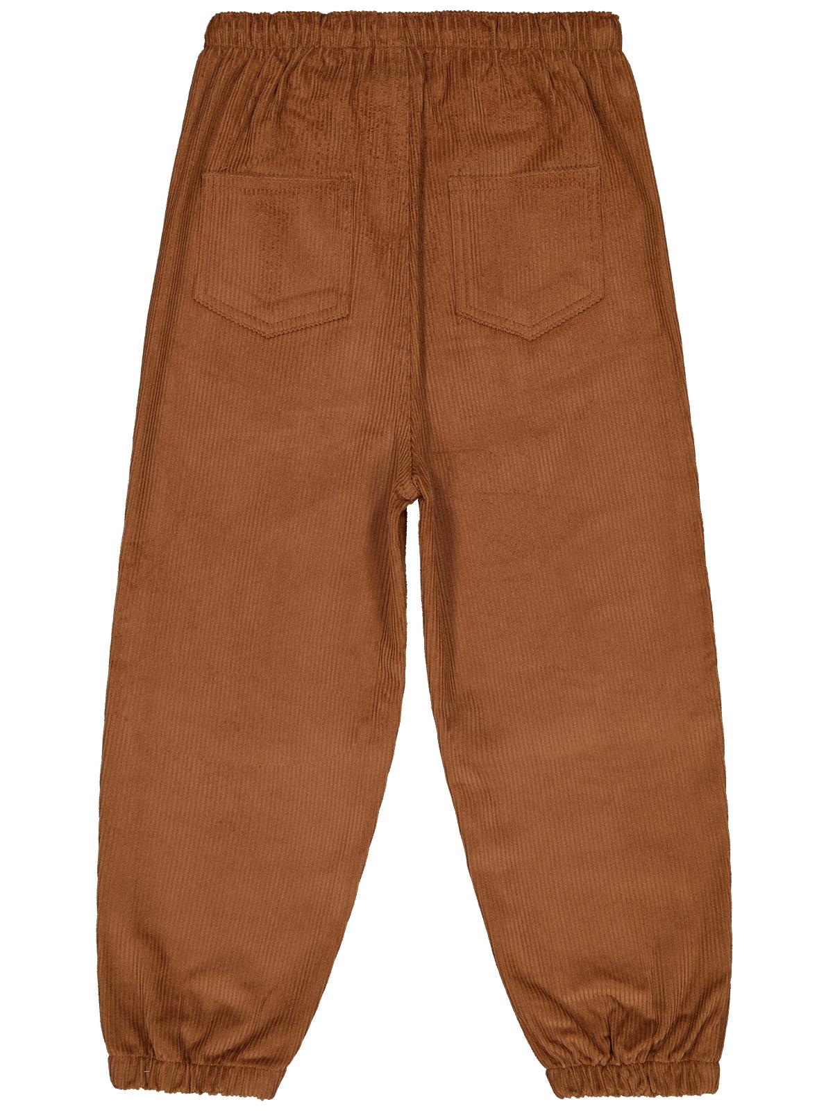 Civil Boys Bağcıklı Joger Kadife 6-9 Yaş Pantolon - Kahve