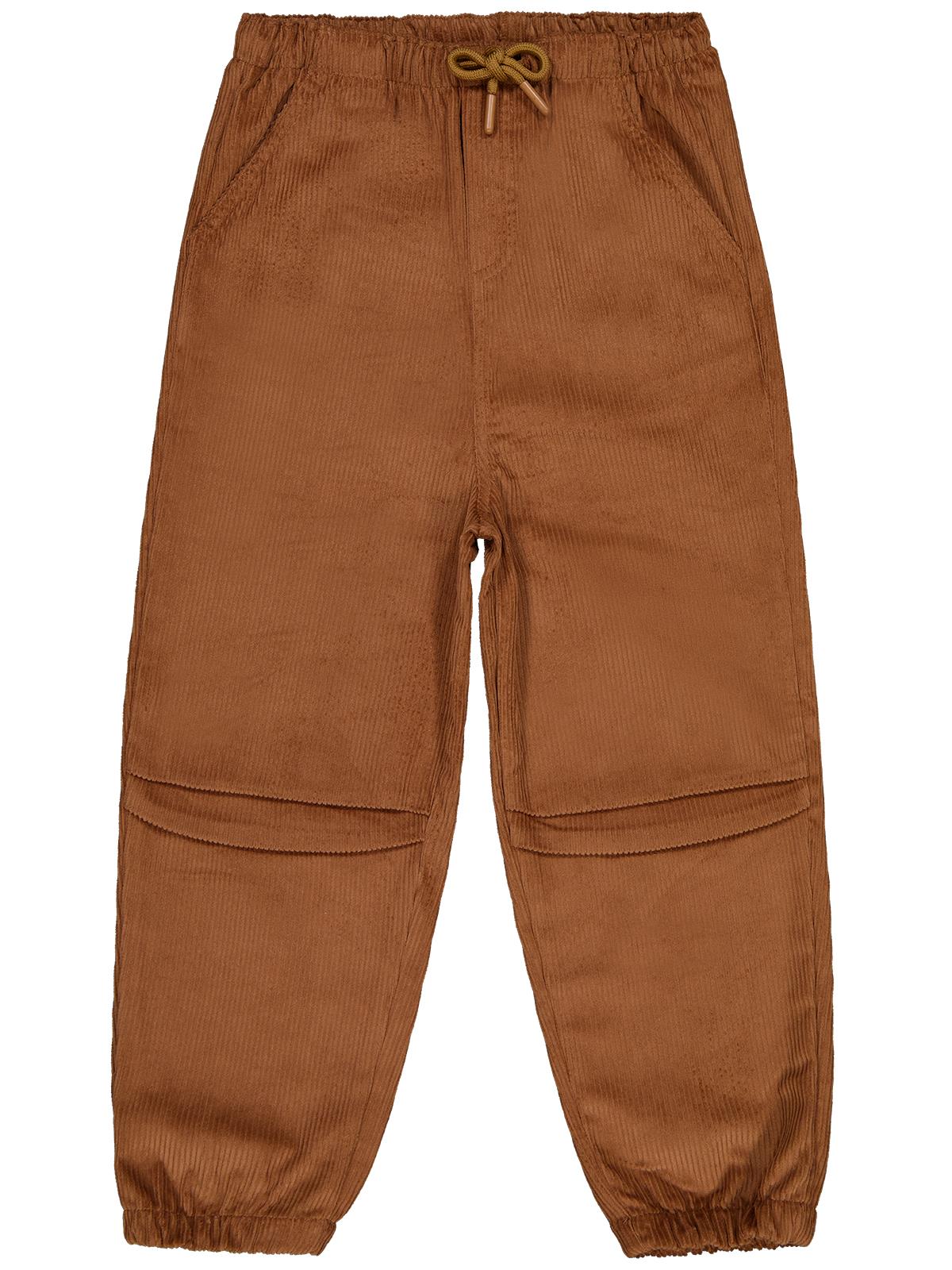Civil Boys Bağcıklı Joger Kadife 6-9 Yaş Pantolon - Kahve