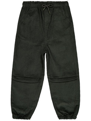 Civil Boys Bağcıklı Joger Kadife 6-9 Yaş Pantolon - Haki