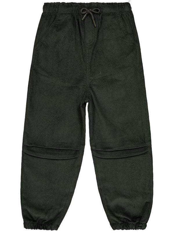 Civil Boys Bağcıklı Joger Kadife 6-9 Yaş Pantolon - Haki