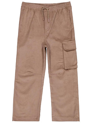 Civil Boys Kargo Cepli Kadife 6-9 Yaş Pantolon - Bej