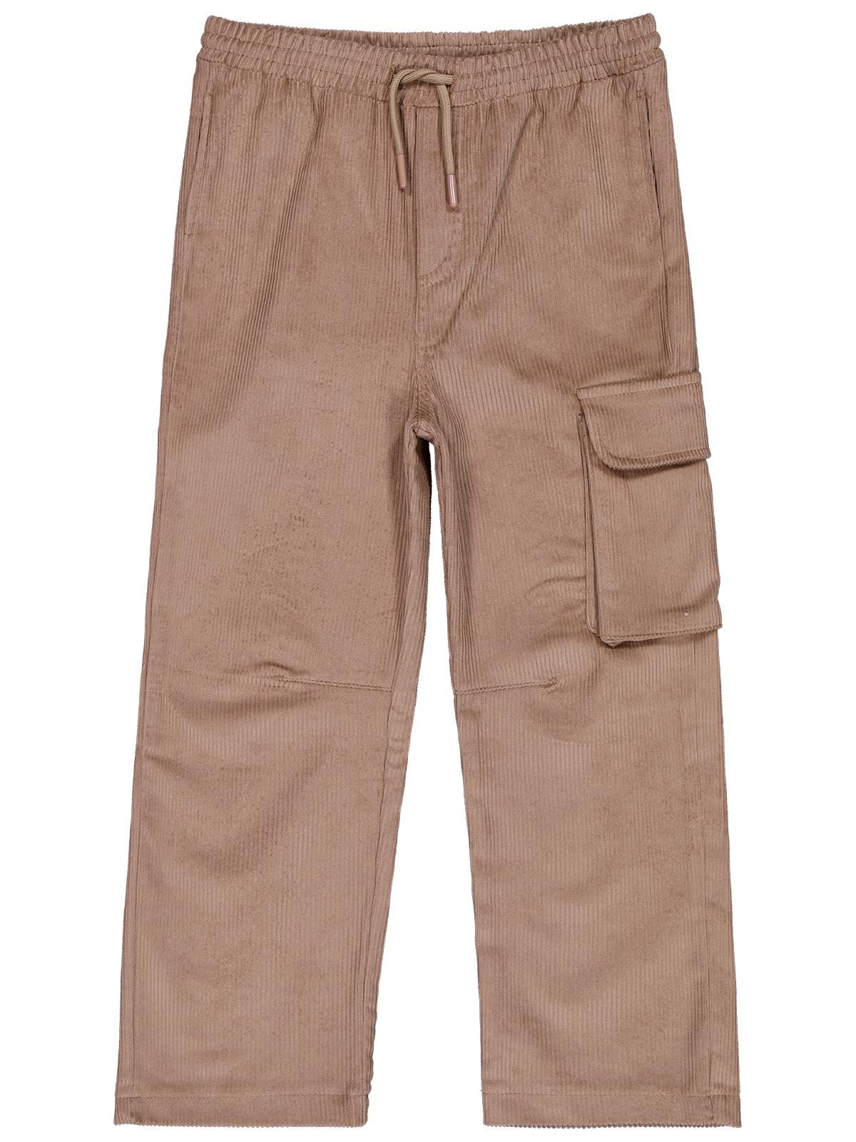 Civil Boys Kargo Cepli Kadife 10-13 Yaş Pantolon - Gri