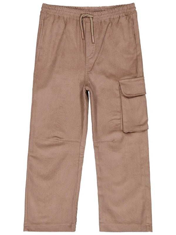 Civil Boys Kargo Cepli Kadife 6-9 Yaş Pantolon - Bej