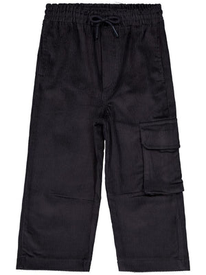 Civil Boys Kargo Cepli Kadife 2-5 Yaş Pantolon - Gri