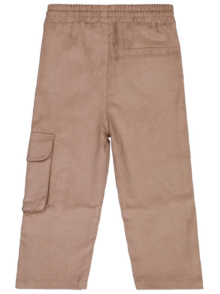 Civil Boys Kargo Cepli Kadife 2-5 Yaş Pantolon - Bej