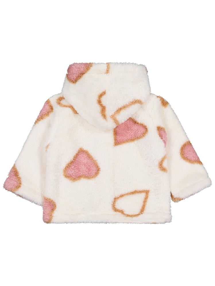 Civil Baby Kalp Baskılı 6-18 Ay Hırka - Lila