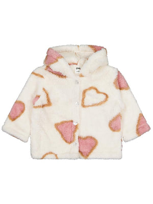 Civil Baby Kalp Baskılı 6-18 Ay Hırka - Lila