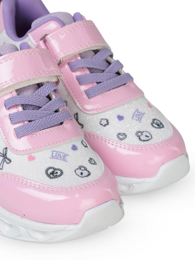 Kuromi 32-35 Numara Spor Ayakkabı - Ekru