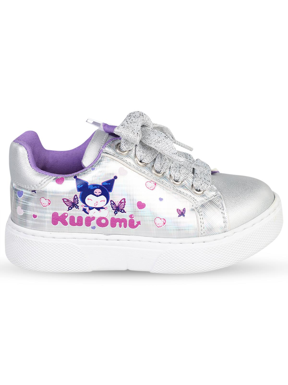 Kuromi 32-35 Numara Spor Ayakkabı - Gri