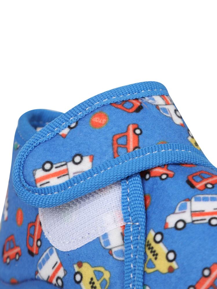 Civil Boys Araba Baskılı 21-26 Numara Panduf - Mavi