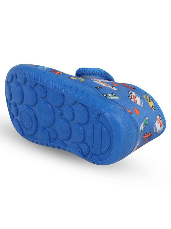 Civil Boys Araba Baskılı 21-26 Numara Panduf - Mavi