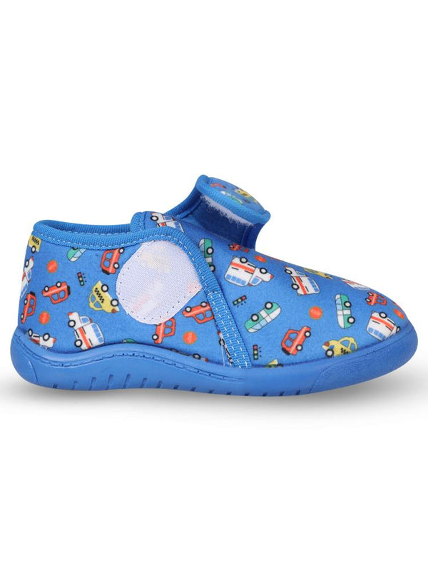 Civil Boys Araba Baskılı 27-32 Numara Panduf - Mavi