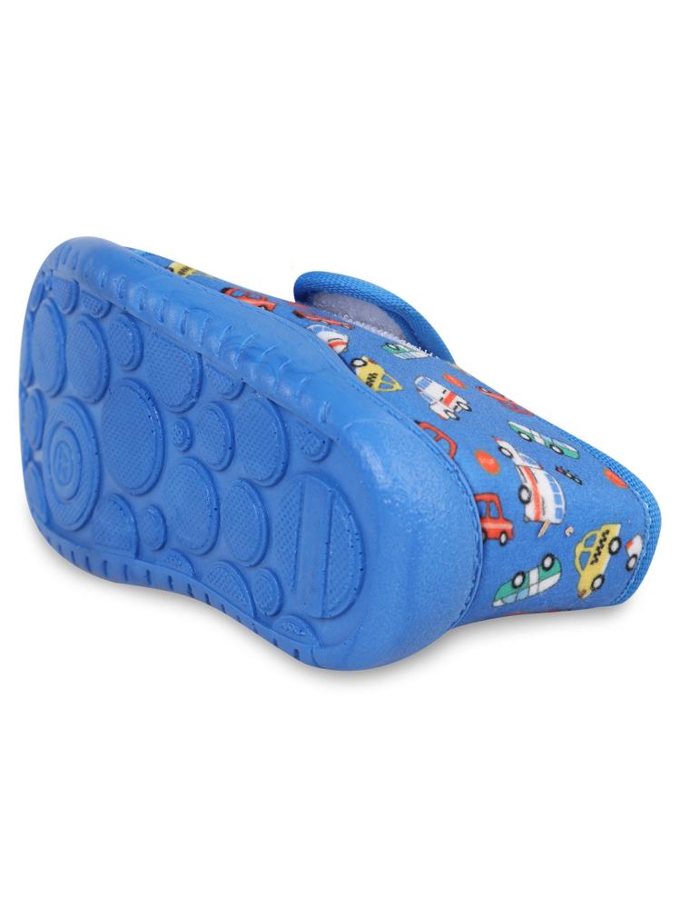 Civil Boys Araba Baskılı 27-32 Numara Panduf - Mavi