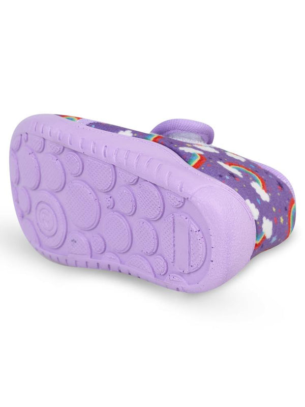 Civil Girls Unicorn Baskılı 21-26 Numara Panduf - Lila