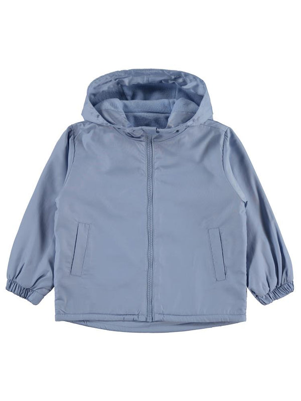 Civil Girls Polarlı Düz 2-5 Yaş Yağmurluk - Mavi