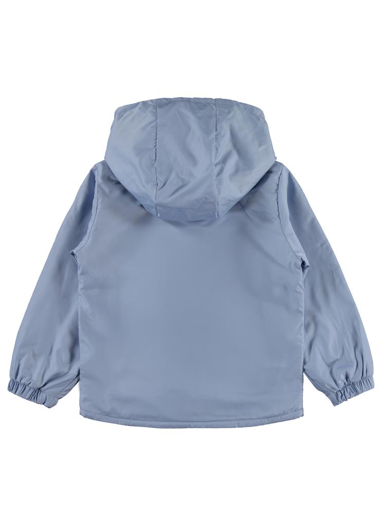 Civil Girls Polarlı Düz 10-13 Yaş Yağmurluk - Mavi