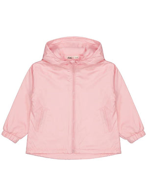 Civil Girls Polarlı Düz 2-5 Yaş Yağmurluk - Pembe