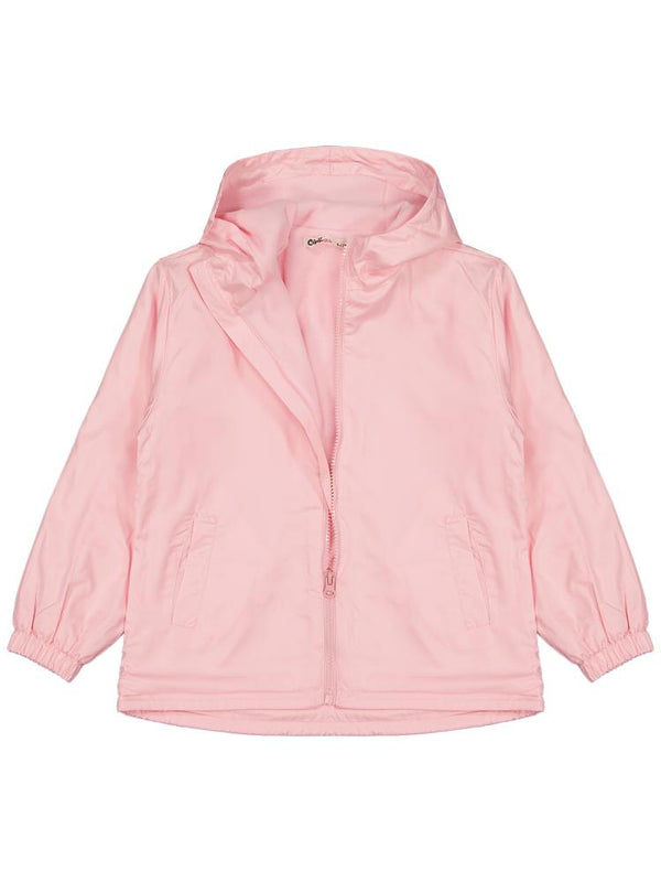 Civil Girls Polarlı Düz 6-9 Yaş Yağmurluk - Pembe