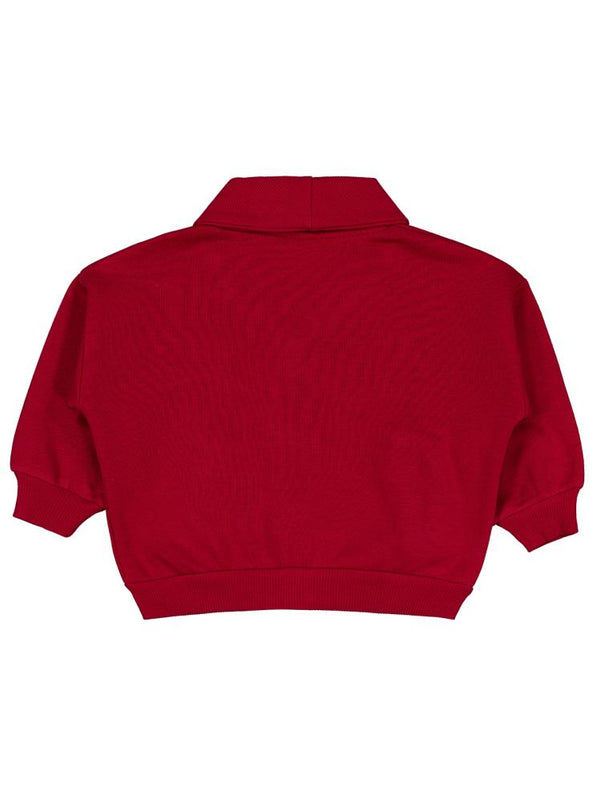 Civil Baby Yazı Nakışlı 6-18 Ay Hırka - Bordo