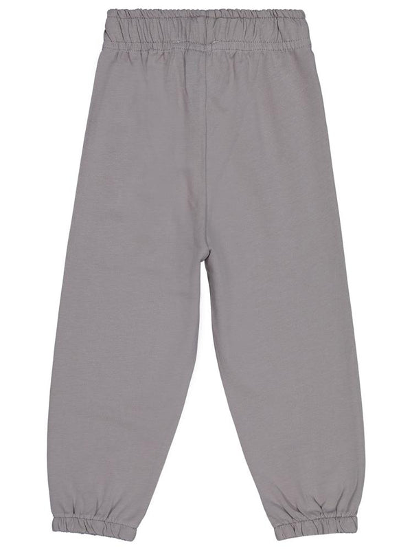 Civil Boys CVL Nakışlı Süs Bağcıklı 2-5 Yaş Eşofman Altı - Gri