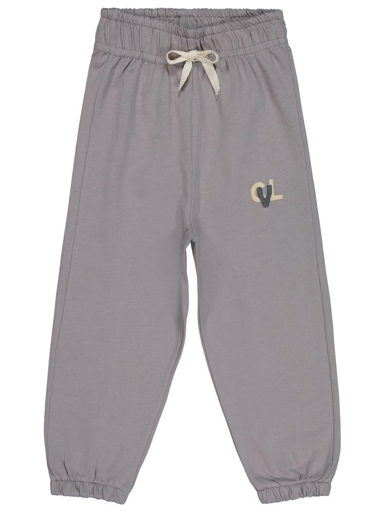 Civil Boys CVL Nakışlı Süs Bağcıklı 2-5 Yaş Eşofman Altı - Gri