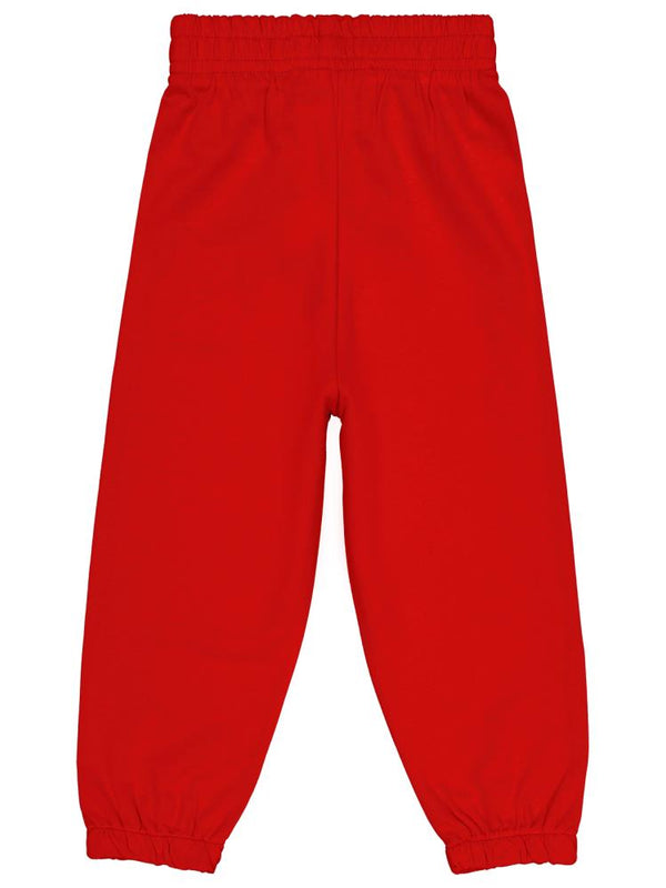 Civil Boys CVL Nakışlı Süs Bağcıklı 2-5 Yaş Eşofman Altı - Kırmızı