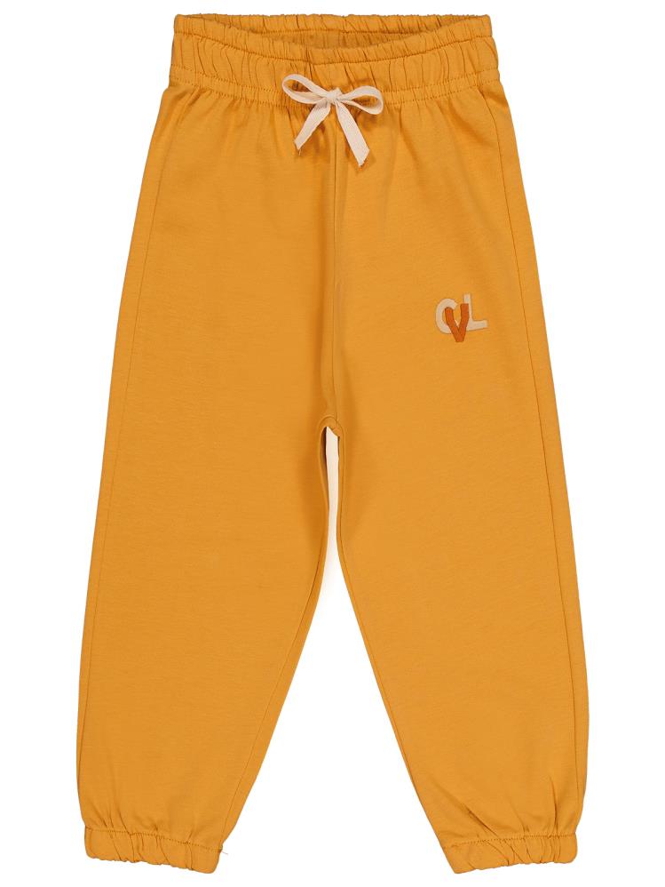 Civil Boys CVL Nakışlı Süs Bağcıklı 2-5 Yaş Eşofman Altı - Turuncu