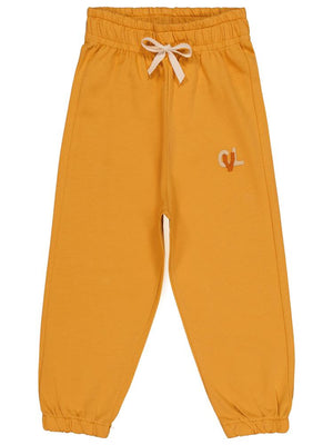 Civil Boys CVL Nakışlı Süs Bağcıklı 2-5 Yaş Eşofman Altı - Turuncu