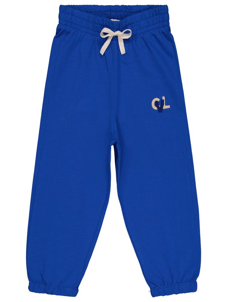 Civil Boys CVL Nakışlı Süs Bağcıklı 2-5 Yaş Eşofman Altı - Mavi