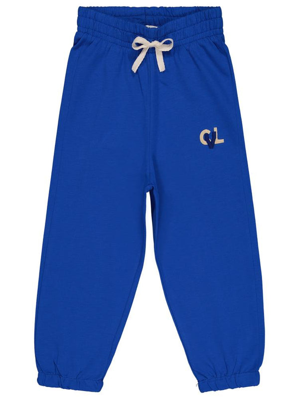 Civil Boys CVL Nakışlı Süs Bağcıklı 2-5 Yaş Eşofman Altı - Mavi